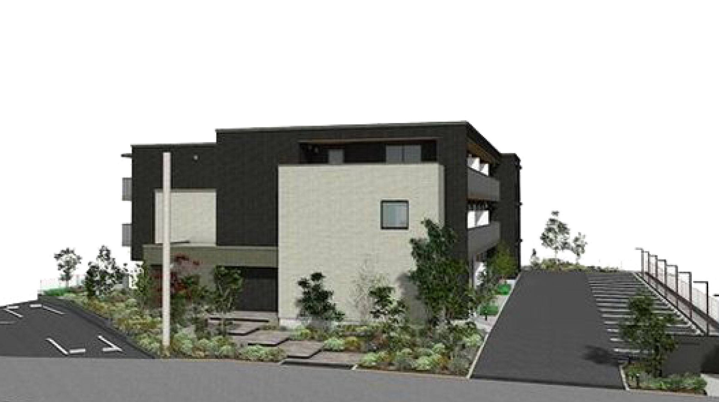 外観完成予想パース