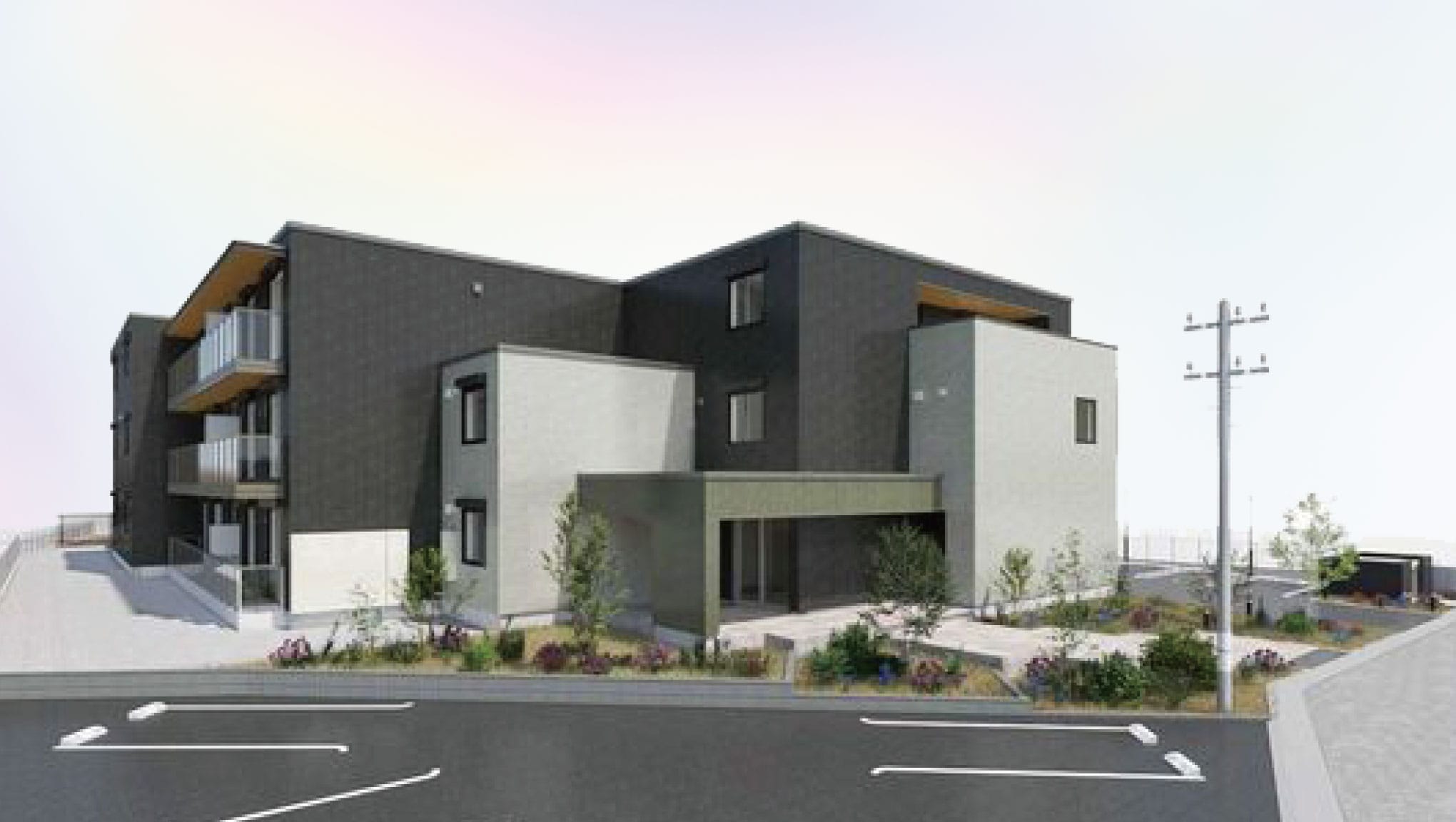 外観完成予想パース