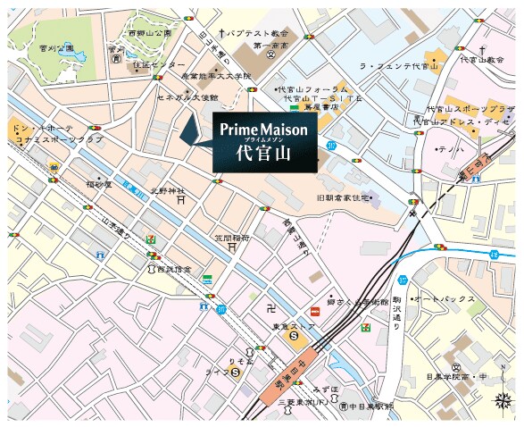 現地案内図
