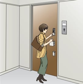 各住戸玄関イメージ（差し替え）