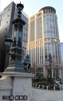 日本橋　麒麟像