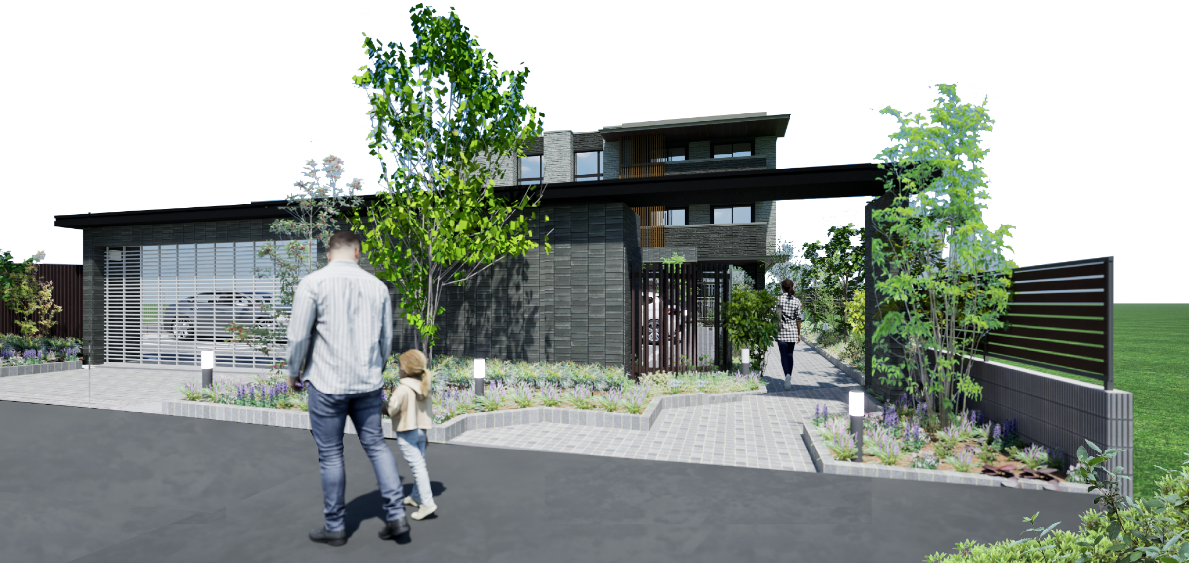 外観完成予想パース