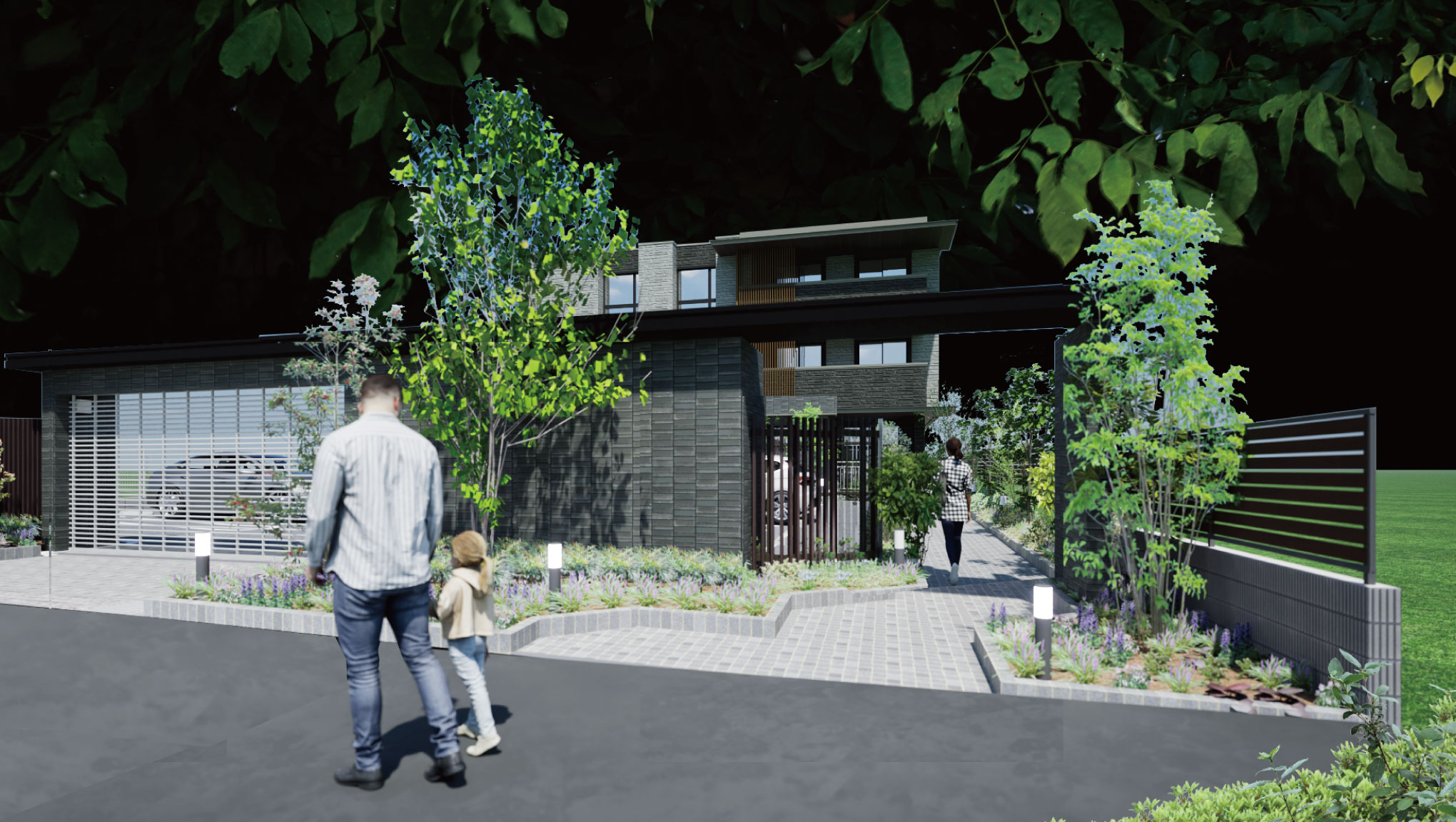 外観完成予想パース