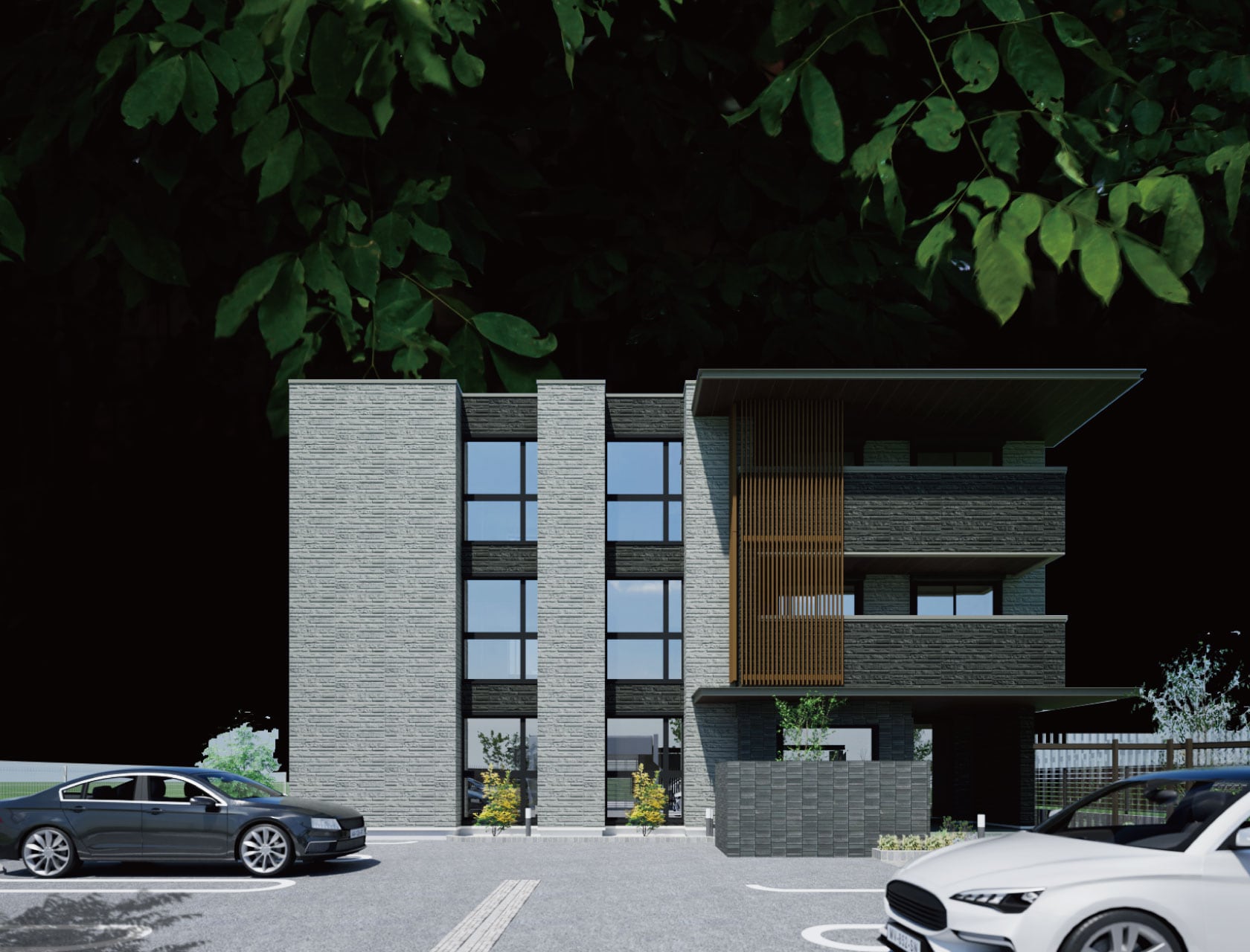 外観完成予想パース