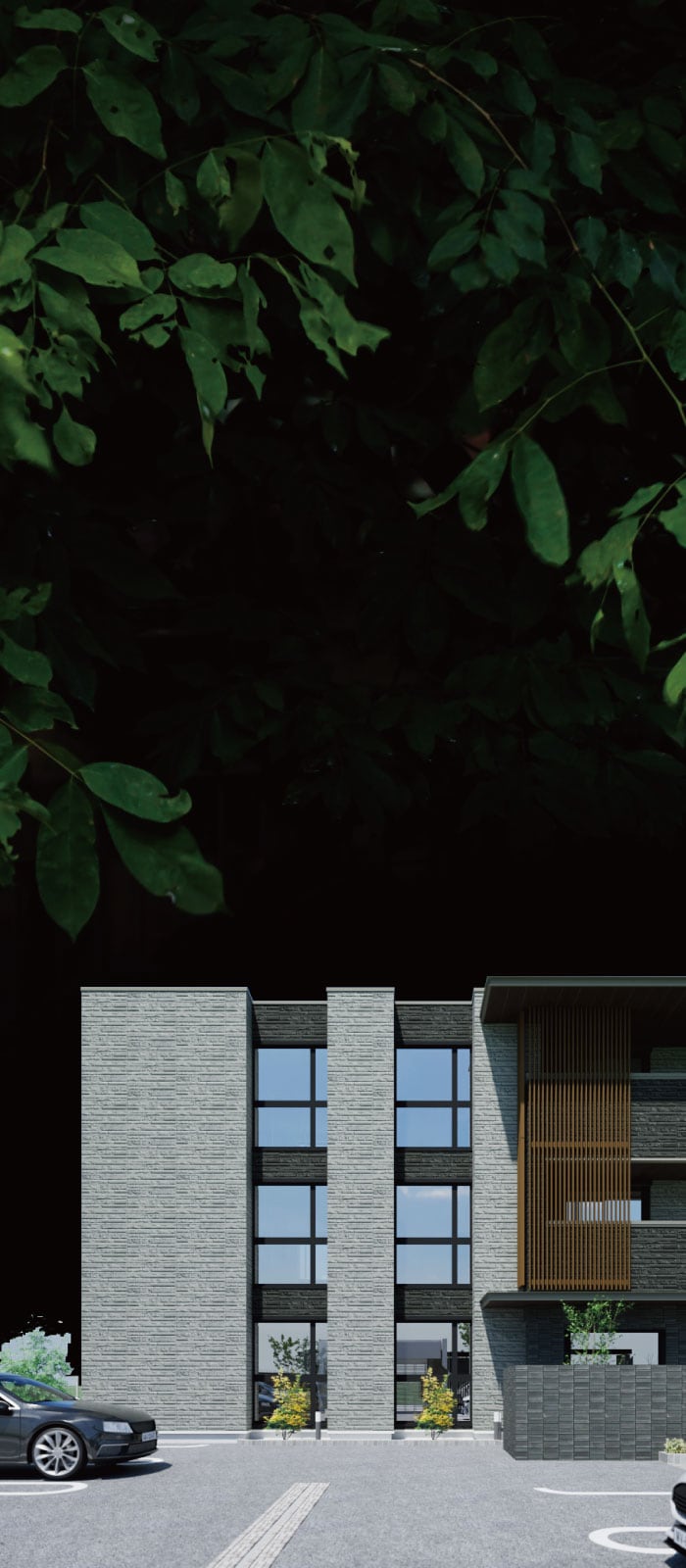 外観完成予想パース