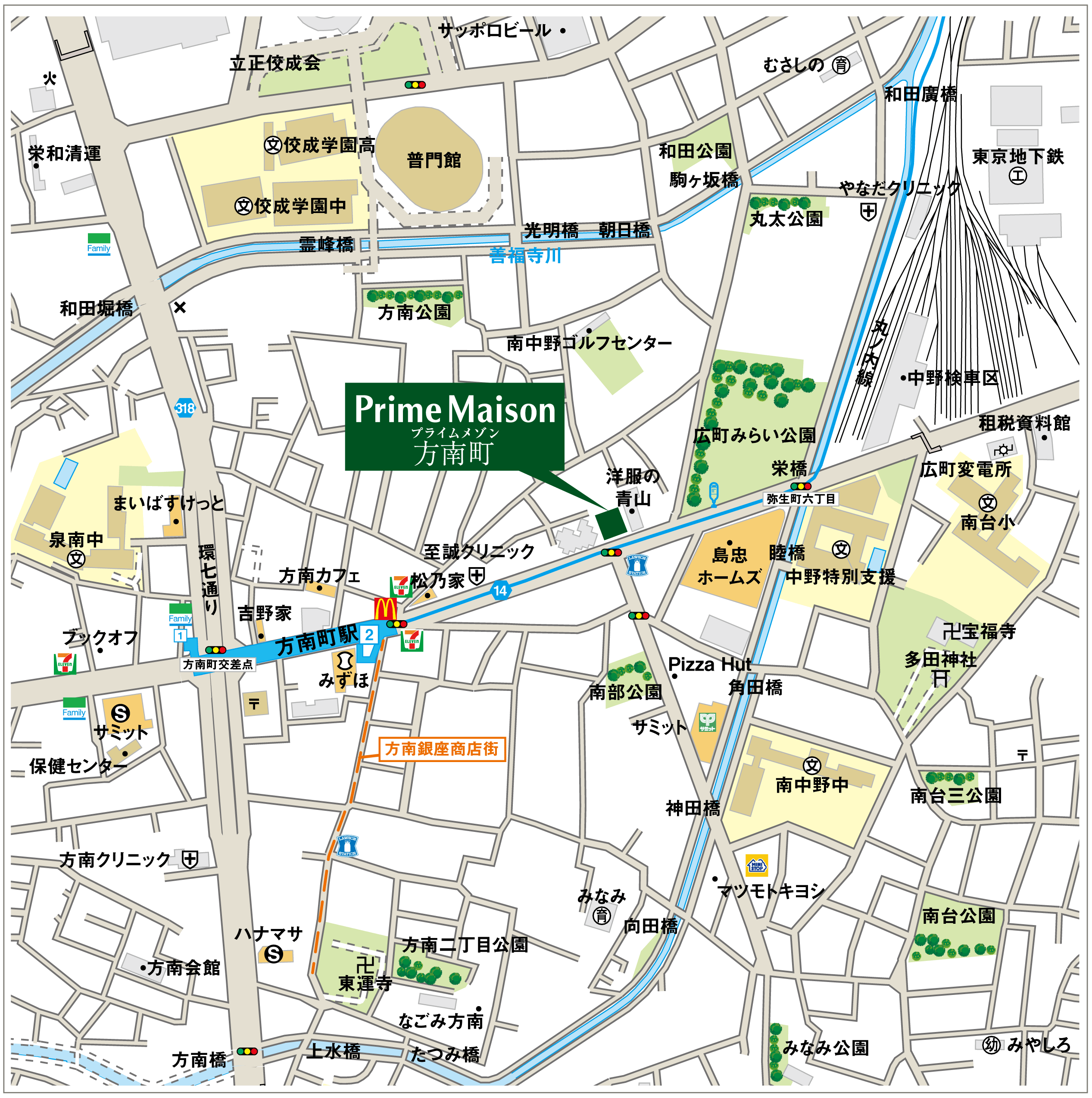現地案内図