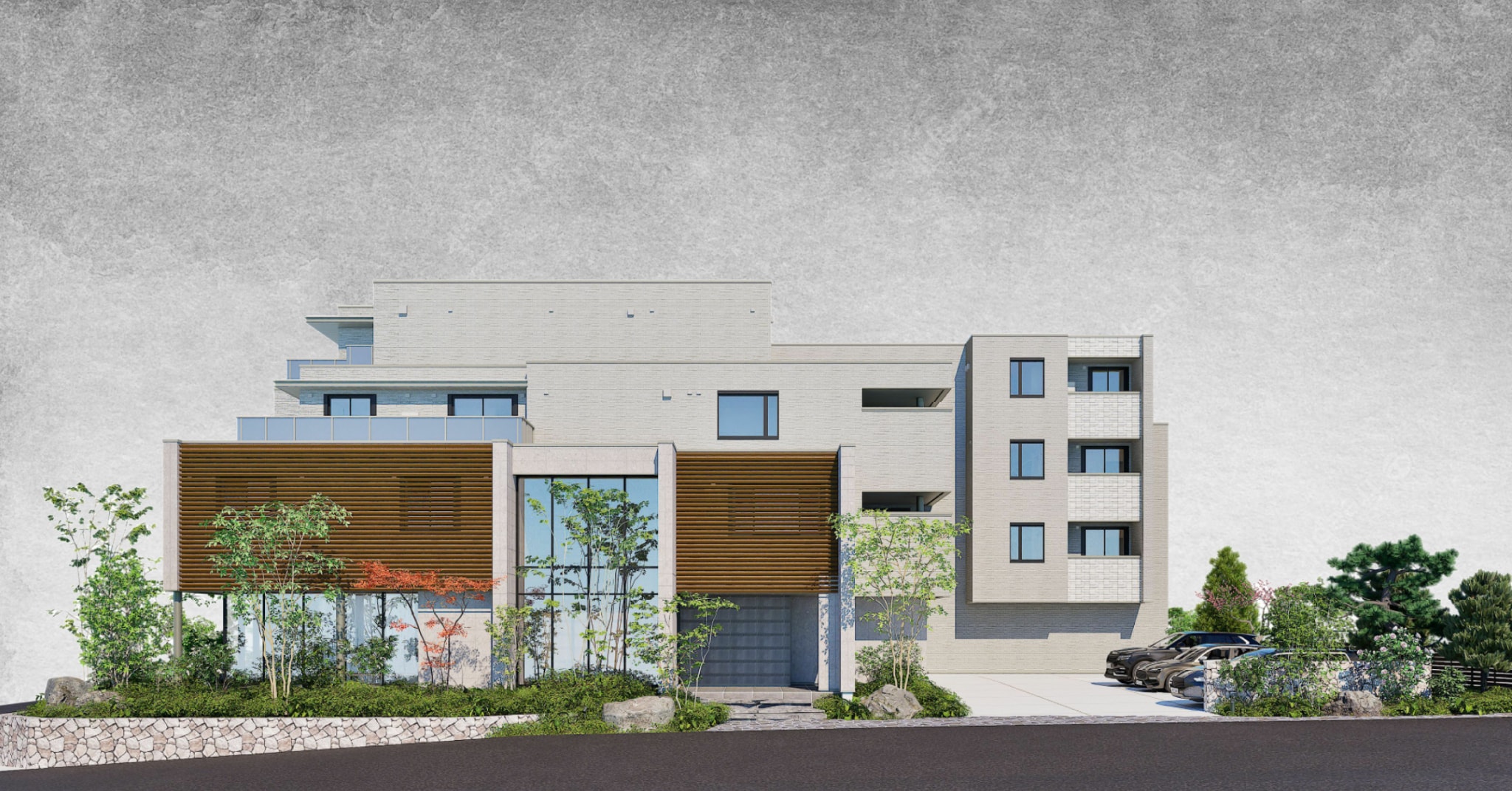 外観完成予想パース