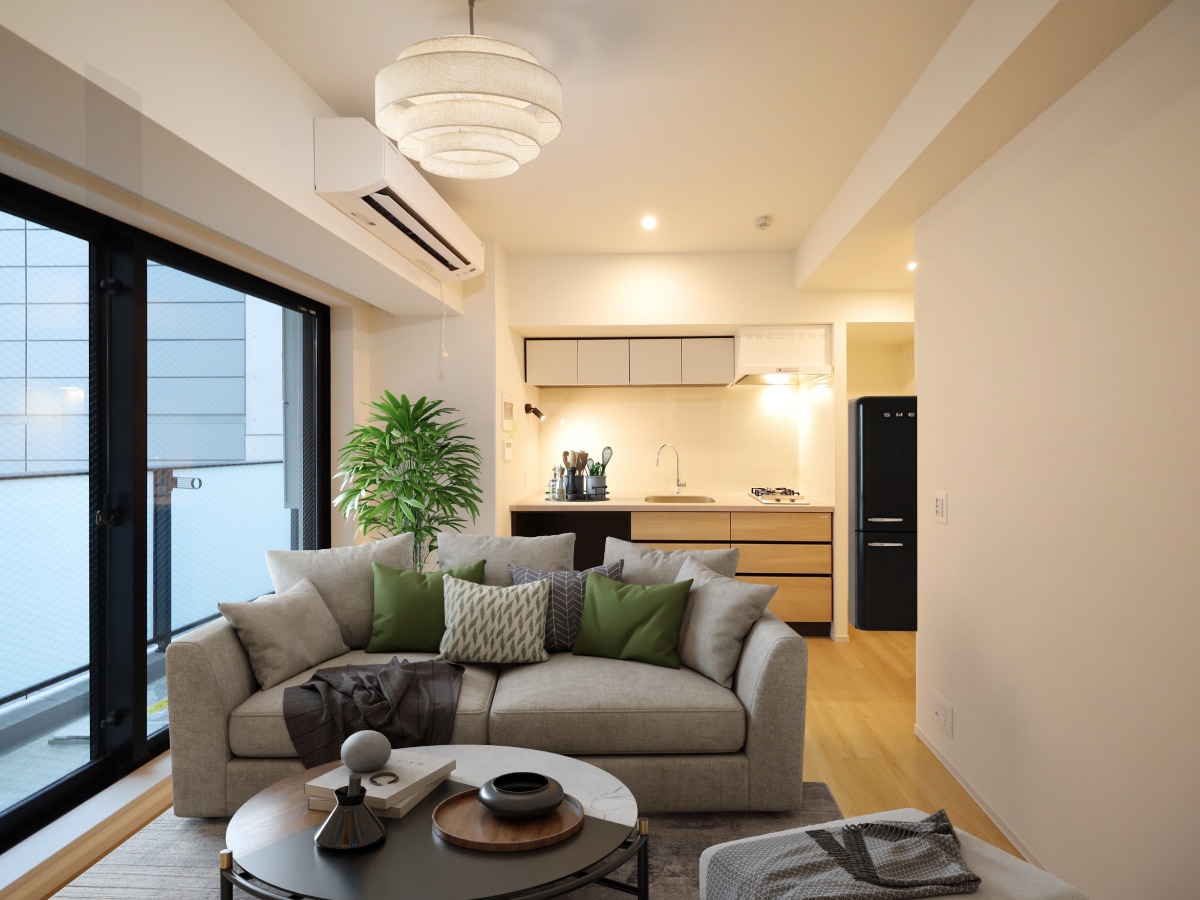 D1type Living Dining Kitchen ※家具・調度品はCG合成です。