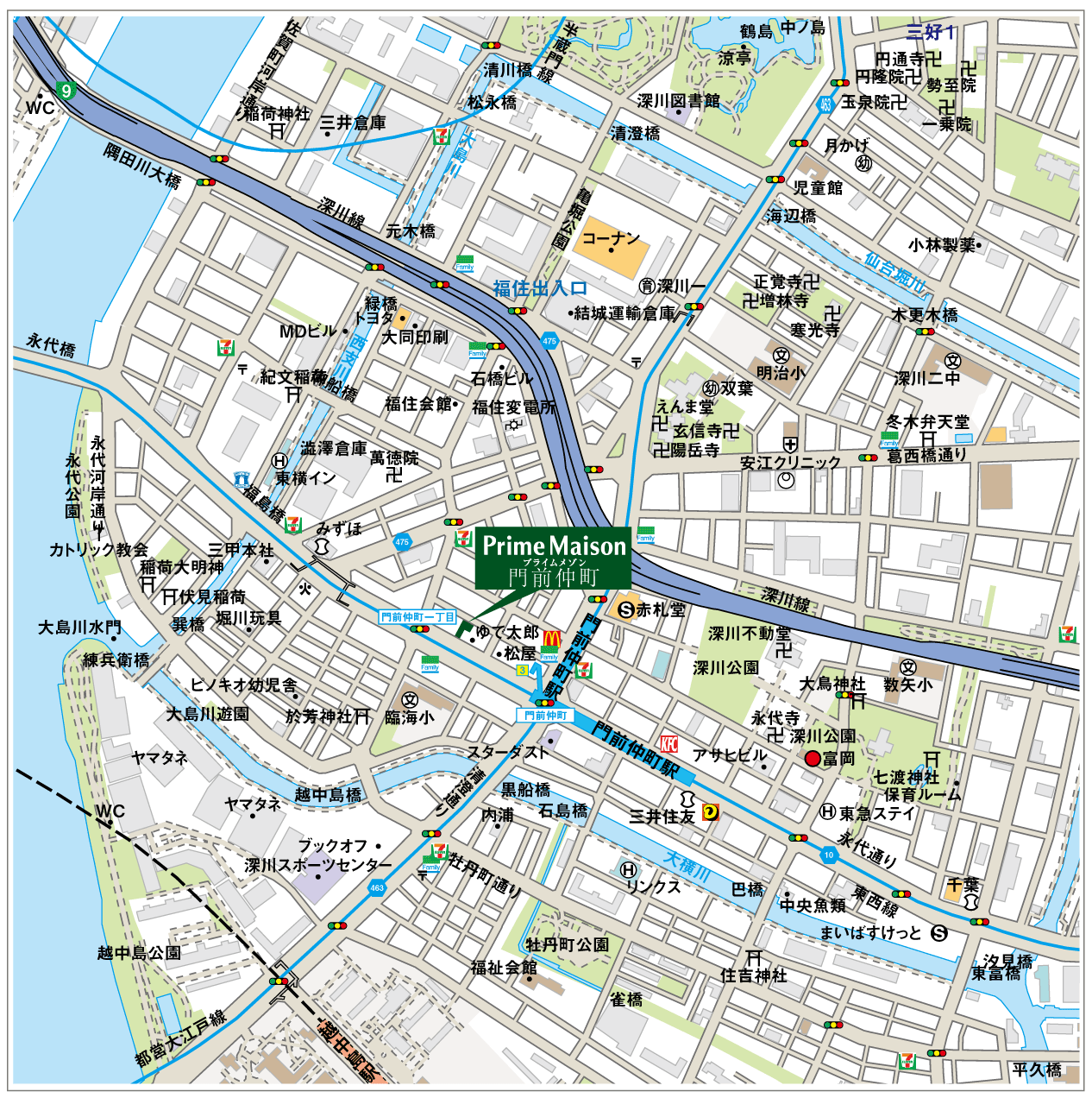 現地案内図