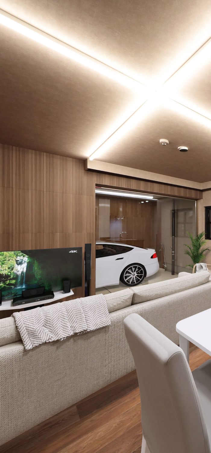 Atype Living Dining Kitchen ※家具・調度品はCG合成です。