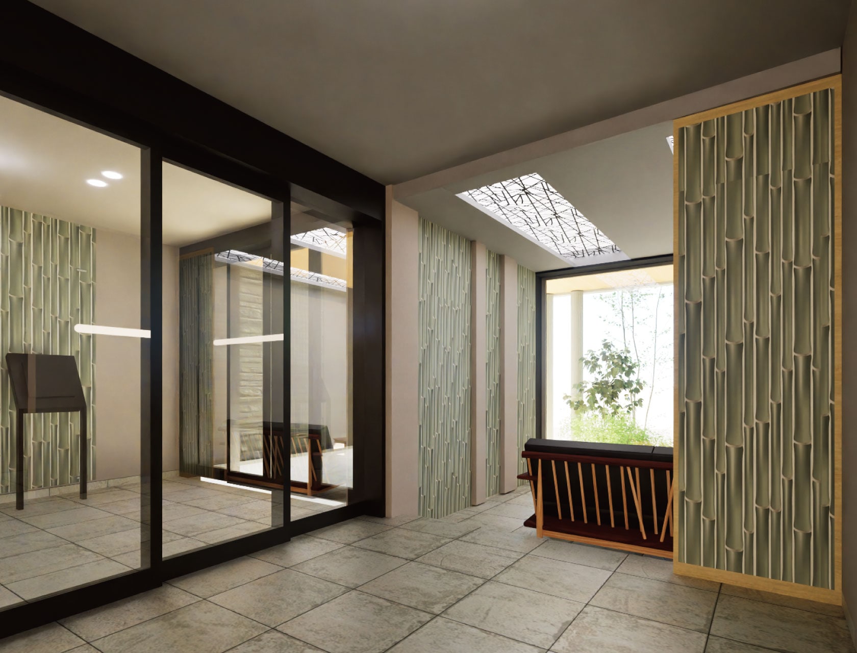 エントランス完成予想パース