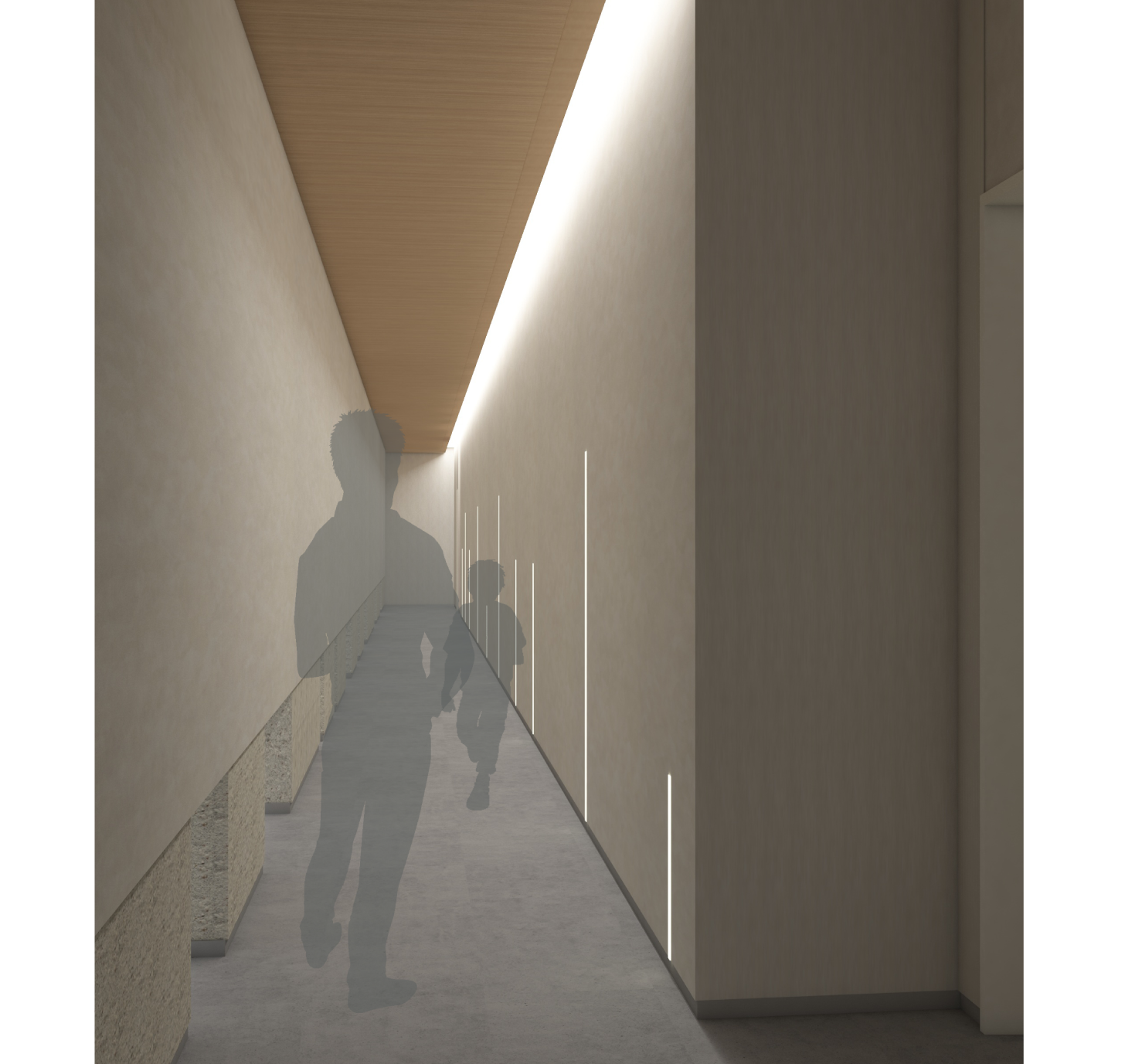 内廊下完成予想パース